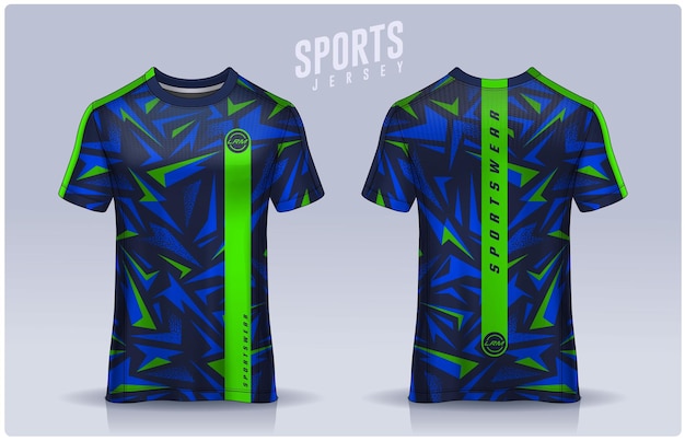 벡터 tshirt 스포츠 디자인 템플릿 축구 클럽 유니폼 전면 및 후면보기를위한 축구 유니폼 모형