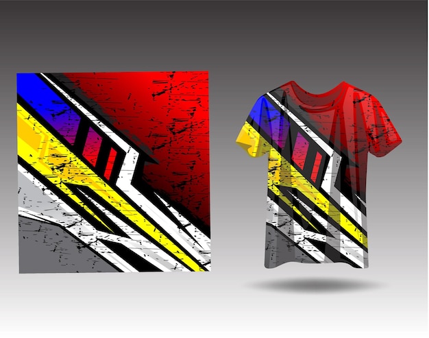 Tshirt sport grunge background for extreme jersey team  racing  cycling  football gaming