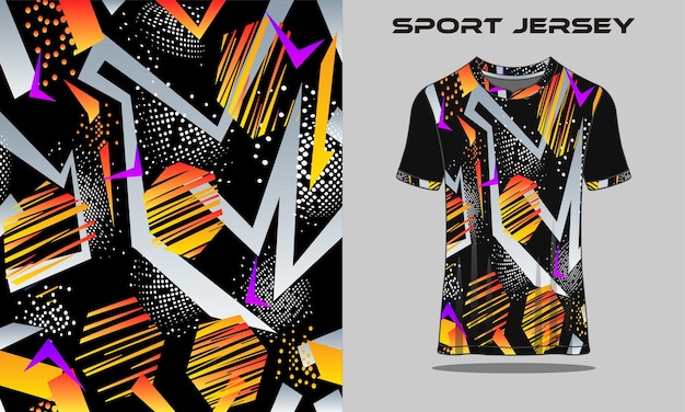 Tshirt sport grunge texture background for soccer jersey cycling football gaming vector