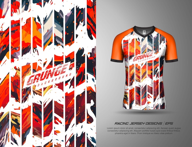 Tshirt sport grunge textuur achtergrond voor voetbal jersey downhill fietsen voetbal gaming