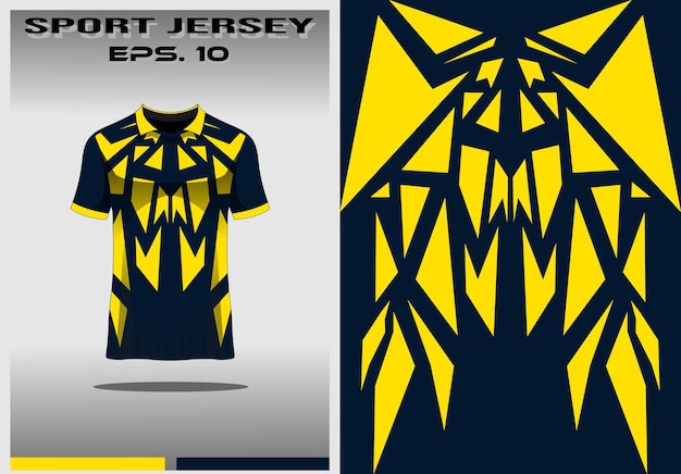 tshirt sport jersey voor racen gaming voetbal ontwerp