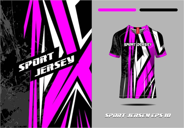 Tshirt sport roze grunge textuur achtergrond voor voetbal jersey fietsen voetbal gaming premium