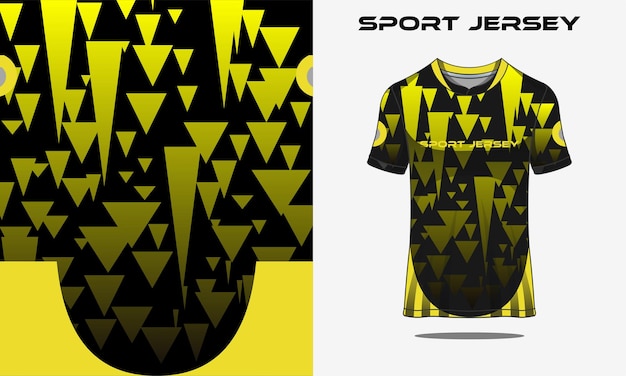 tshirt sport yellow for racing gaming football