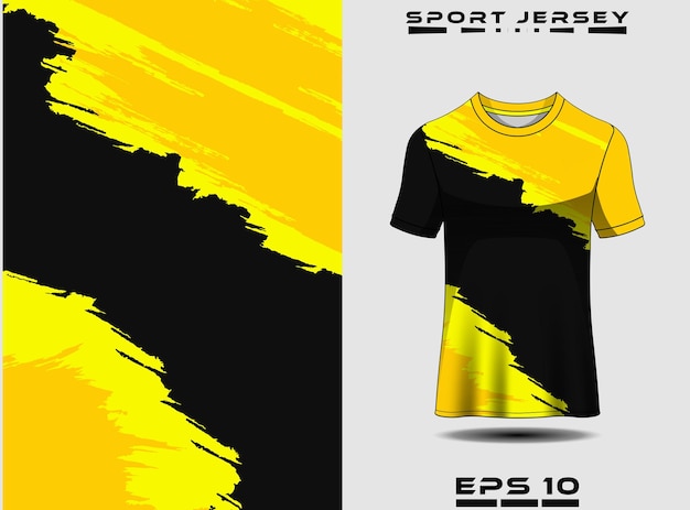 Tshirt sport design in jersey a trama astratta per divise da squadra maglia da calcio jersey da corsa