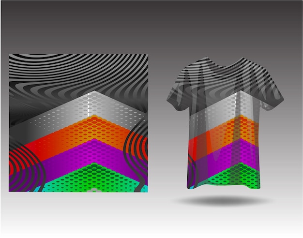 Вектор Спортивный дизайн футболки для гонок, футбола, велоспорта, мотокросса