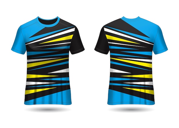 レーシングジャージサイクリングゲームベクトルのtシャツスポーツデザイン