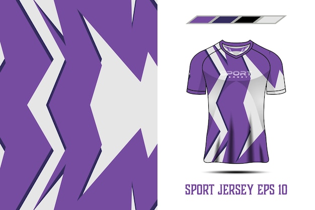 Tshirt design sportivo per jersey da corsa, ciclismo, calcio, gioco premium, vettore