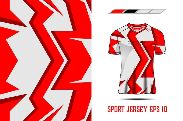 Vettore tshirt design sportivo per jersey da corsa, ciclismo, calcio, gioco premium, vettore