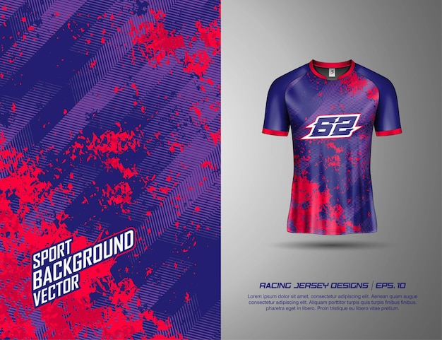 Tshirt sports design for racing, jersey, cycling, football, gaming