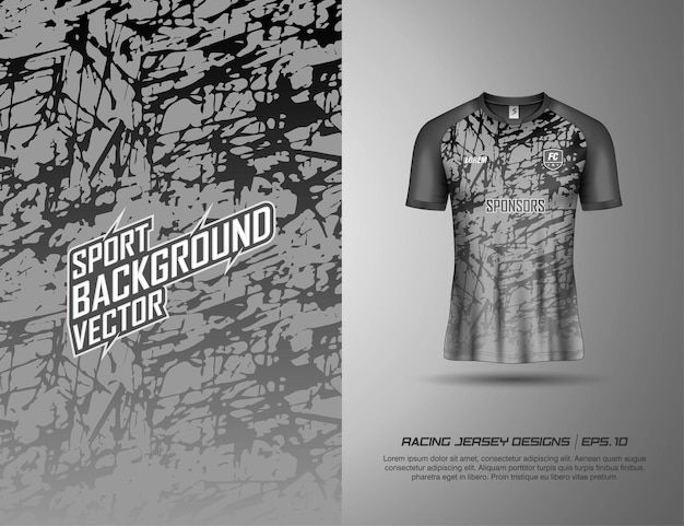Tshirt design sportivo per corse, jersey, ciclismo, calcio, giochi