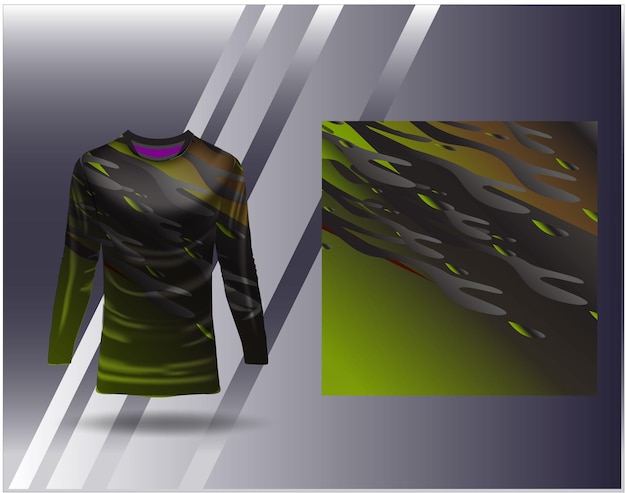 Vettore tshirt design sportivo per giochi di calcio da ciclismo in jersey da corsa