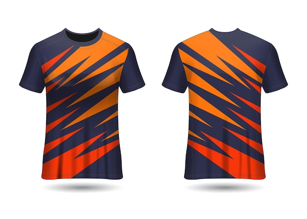 Vettore tshirt design sportivo per il gioco di ciclismo in jersey da corsa vector