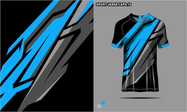 Tshirt sports design for racing jersey football