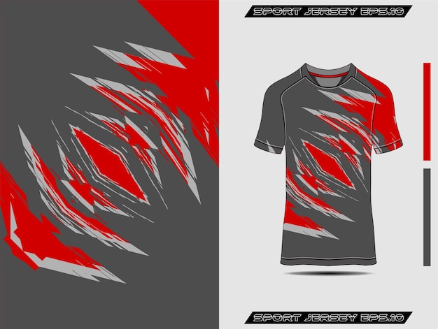 Tshirt sports design for racing jersey Soccer jersey template design