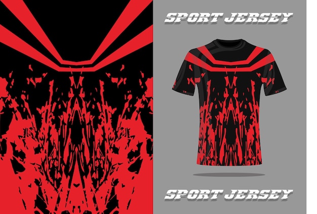 Tshirt sports grunge design for racing football gaming jersey design