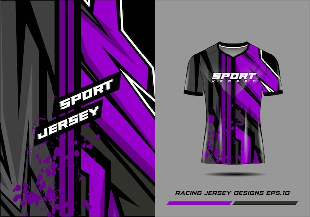 Tshirt sport grunge texture di sfondo per la maglia da calcio in discesa in bicicletta gioco di calcio premium