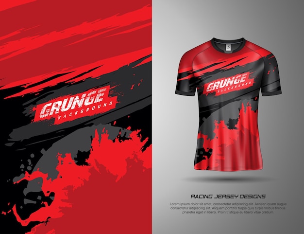 Vector tshirt sports grunge texture background for soccer jersey downhill cycling football gaming