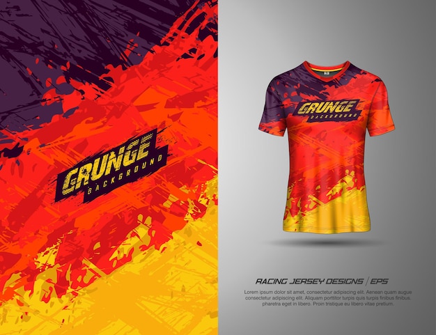 Tshirt sports grunge texture background for soccer jersey downhill cycling football gaming