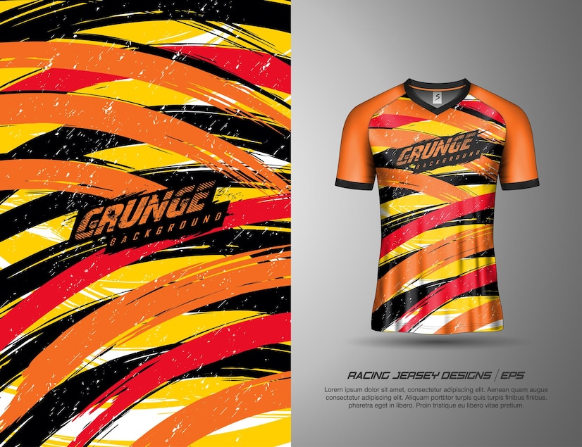 Premium Vector | Tshirt sports grunge texture background for soccer ...