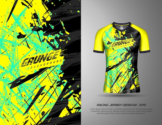 Tshirt sports grunge texture background for soccer jersey downhill cycling football gaming