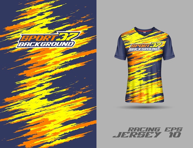Tshirt sport grunge texture di sfondo per la maglia da calcio in discesa ciclismo gioco di calcio