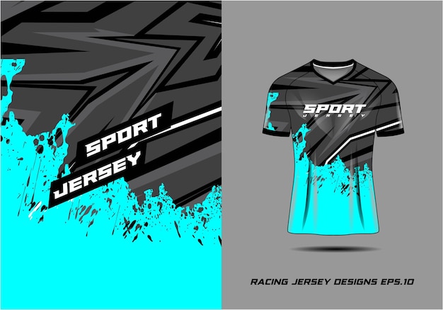 Tshirt sports grunge tosca texture design for racing soccer gaming motocross gaming cycling