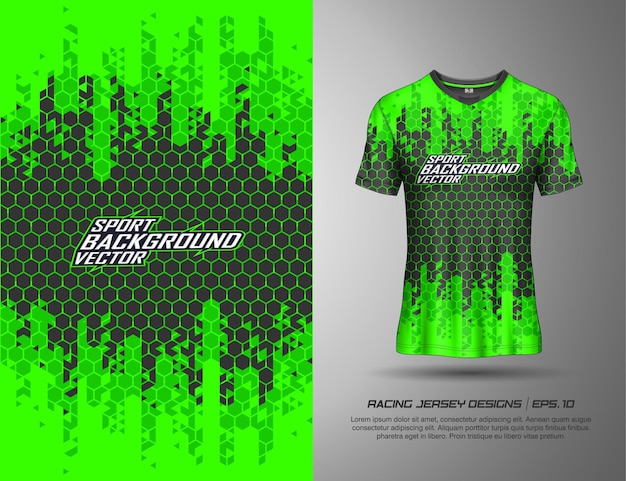 レーシングジャージダウンヒルサイクリングサッカーゲーム用tシャツスポーツハニカムテクスチャ背景