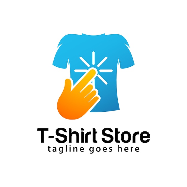 TShirt store logo design template