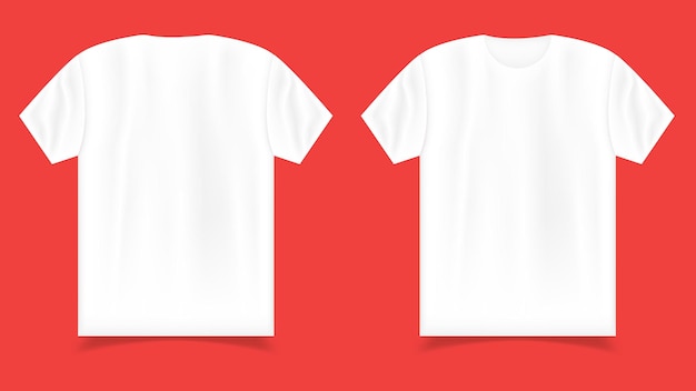tshirt white mockup design printable illustration