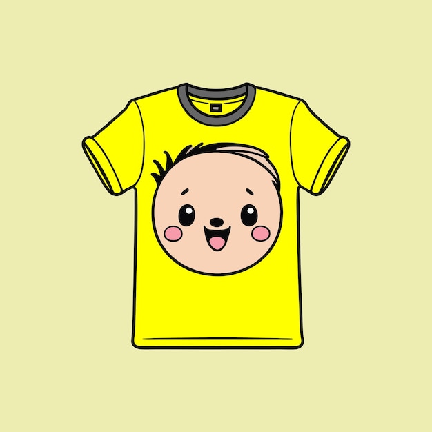 Tshirt with happy boy design