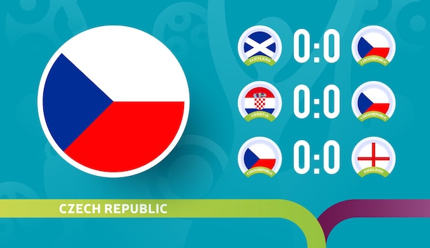 tsjechisch nationale team schema wedstrijden in de laatste fase van het voetbalkampioenschap 2020