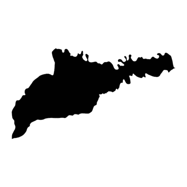 Tsjernivtsi oblast kaart provincie van Oekraïne Vector illustratie