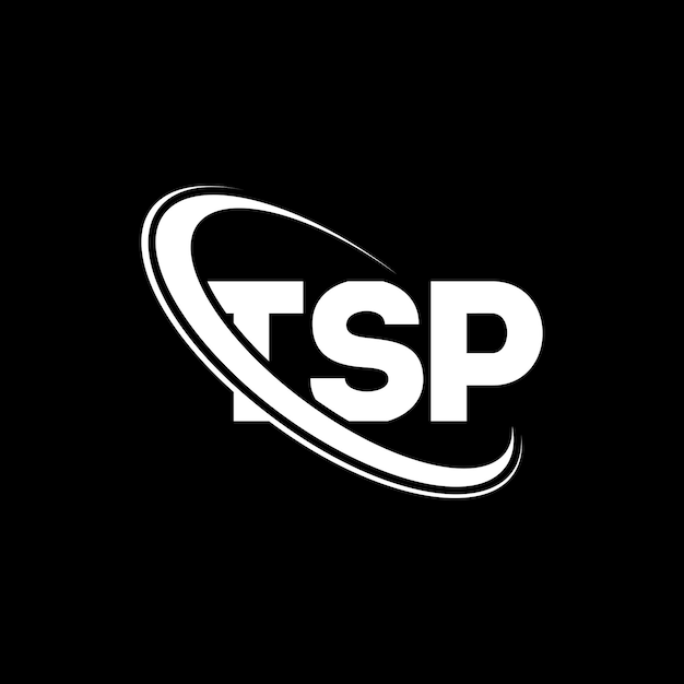 TSP logo TSP letter TSP letter logo ontwerp Initialen TSP logo gekoppeld aan cirkel en hoofdletters monogram logo TSP typografie voor technologie bedrijf en vastgoed merk