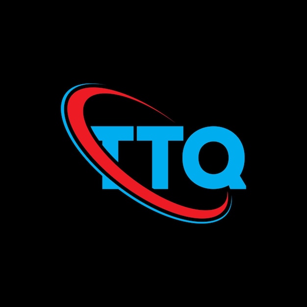 TTQ logo TTQ letter TTQ letter logo ontwerp Initialen TTQ logo gekoppeld aan cirkel en hoofdletters monogram logo TTQ typografie voor technologiebedrijf en vastgoedmerk