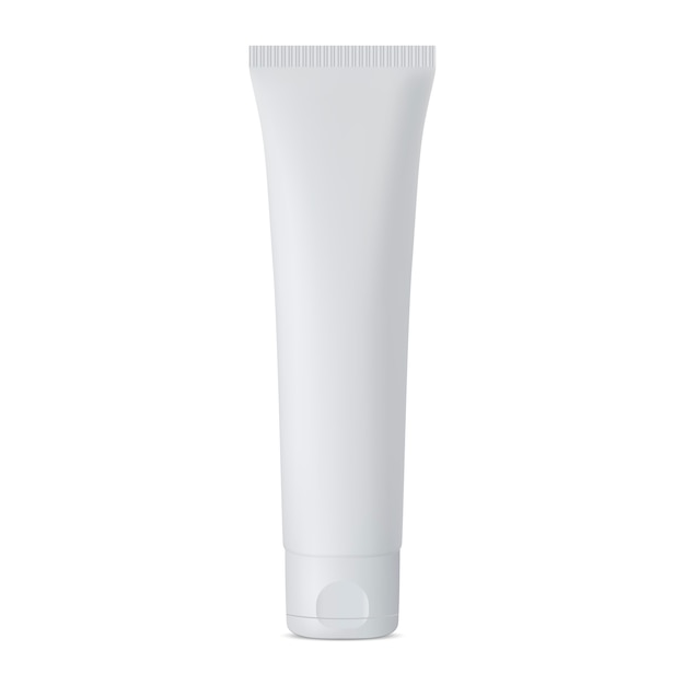 Tube voor cosmetische crème. Plastic blanco pakket