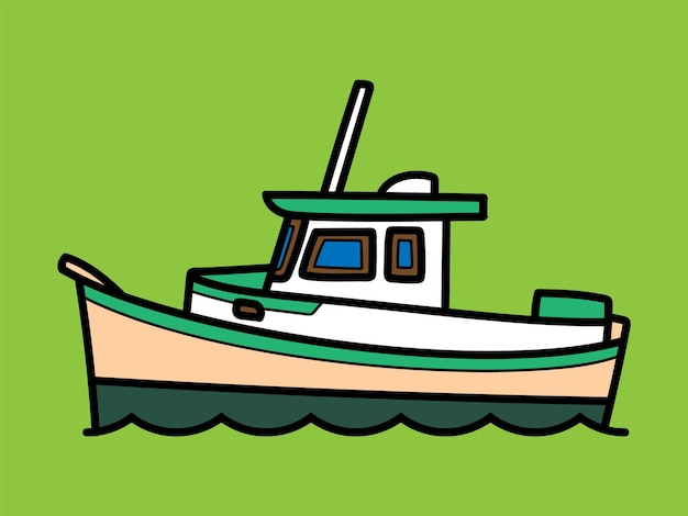 Vector tug boat 05