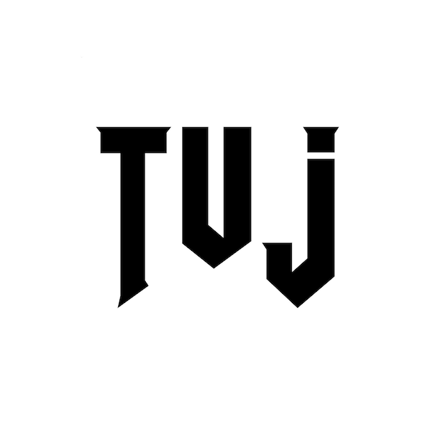 tuj letter logo design for technology company tuj logo design black and white color combination tuj logo tuj vector tuj design tuj icon tuj alphabet tuj typography logo design