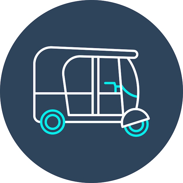 Tuk Tuk vector icon Can be used for Transport iconset