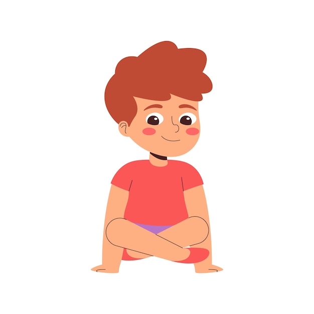 Tulasana yoga pose illustration