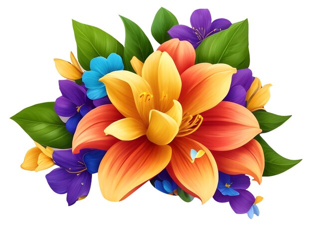 Vettore clip art dei tulipani