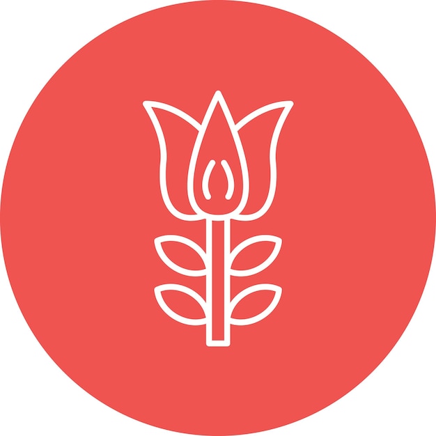Tulip icon vector afbeelding Kan worden gebruikt voor seizoensgebonden