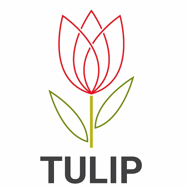 TULIP LOGO VECTOR