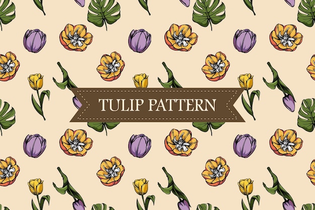 Tulip pattern 2664