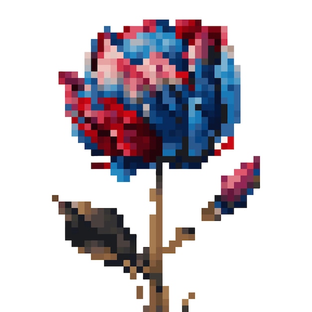 Tulip pixel art