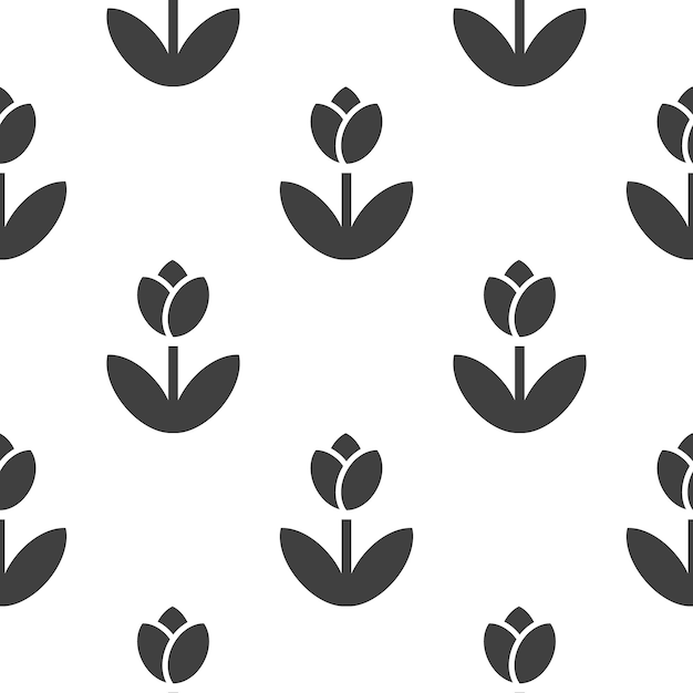 Tulp pictogram illustratie