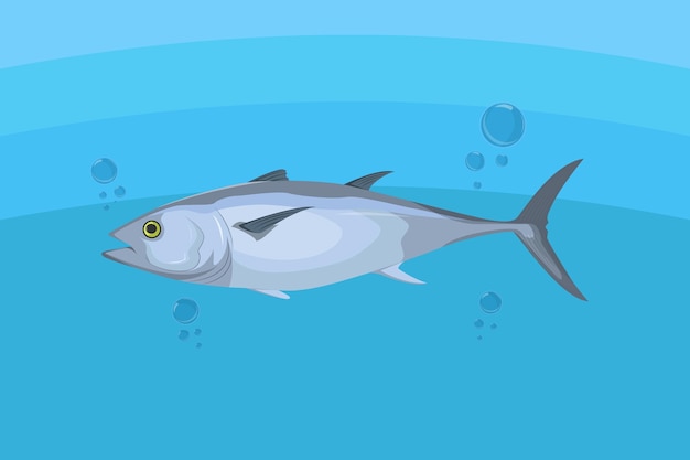 Vector tuna fish vector