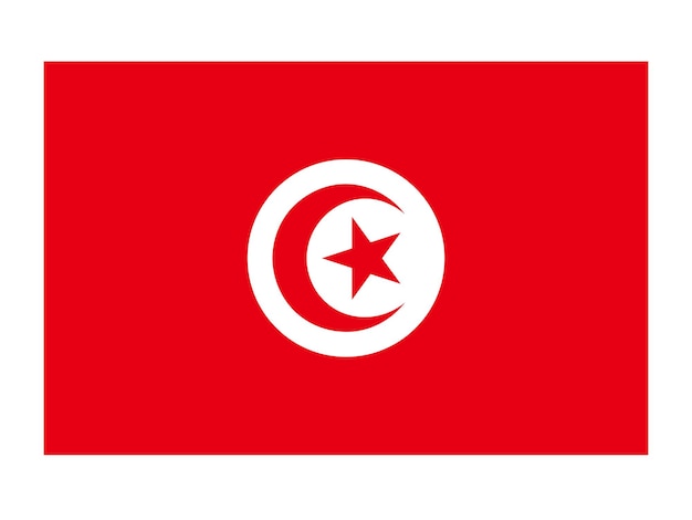 Tunisia flag official country flag world flag icon International flag icon