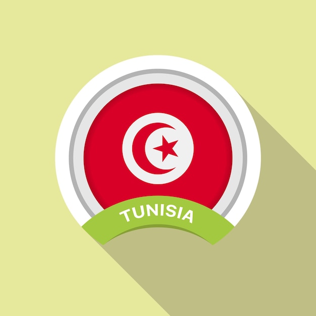 Tunisia Flag Vector image and icon