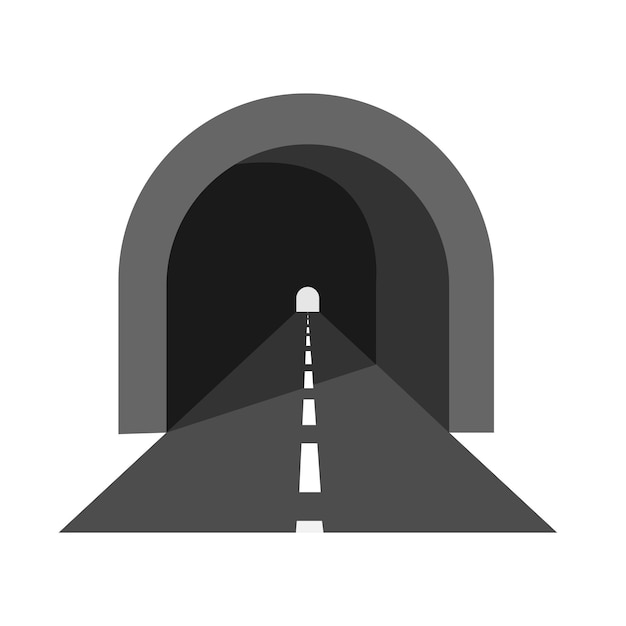 Vector tunnel logo