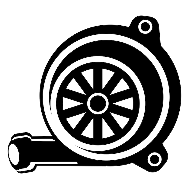 Turbo logo iconillustration design template